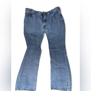 Mens Levi's 505 Straight Fit Blue Jeans Size 38/36